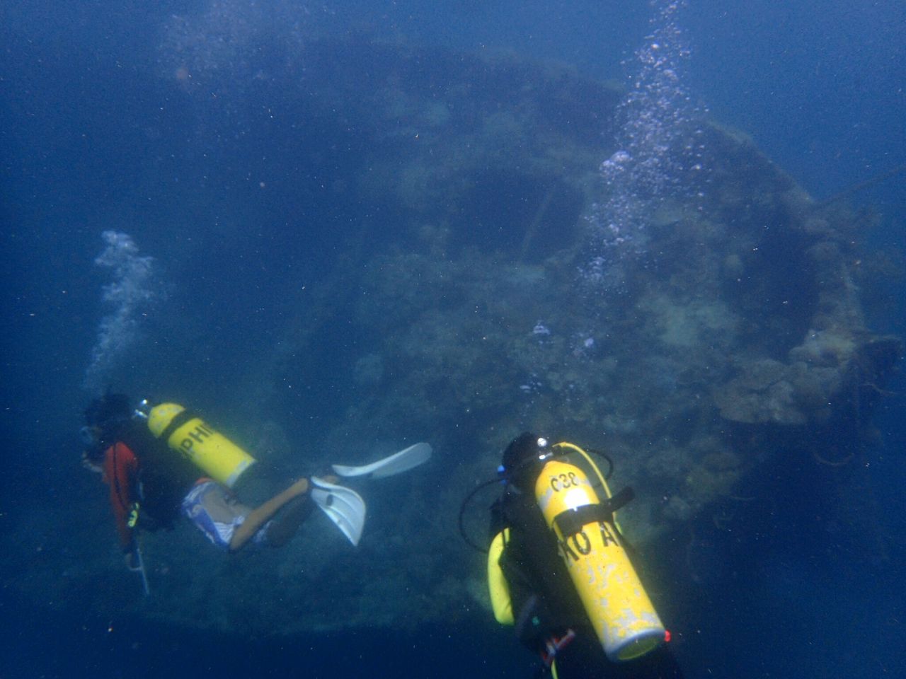 1月9日 コロンで沈船ダイビング6本目 コーラルガーデン いろんなところで潜りたい