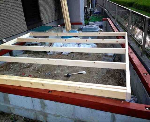 2×4の壁枠