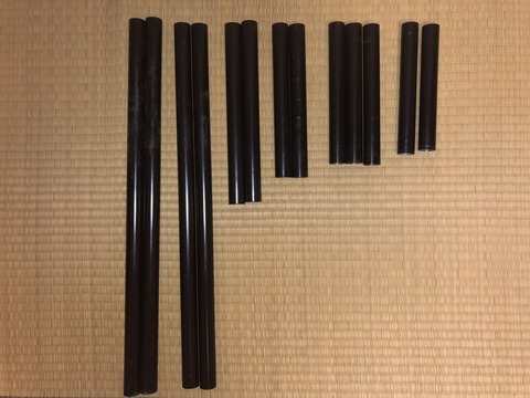 沢山のイレクターパイプ