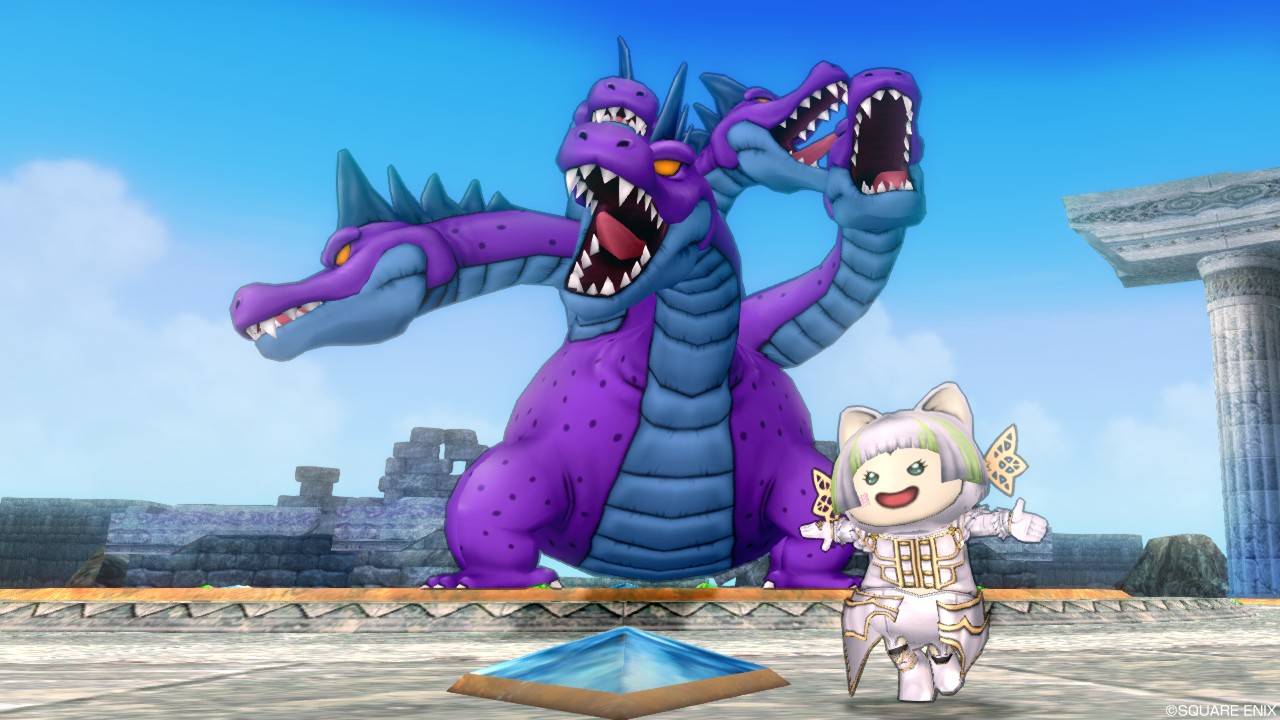 シン ヒドラ サポと戦うキングヒドラ Dq10 剣と勇気と魔法とお金