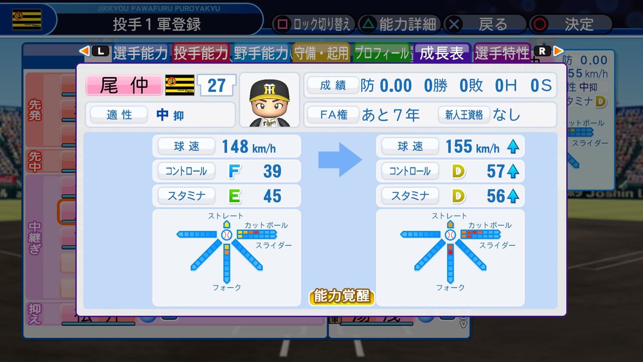 本気でしゃぶりつくすパワペナ 能力覚醒 藤浪 2年目 Siromuのblog