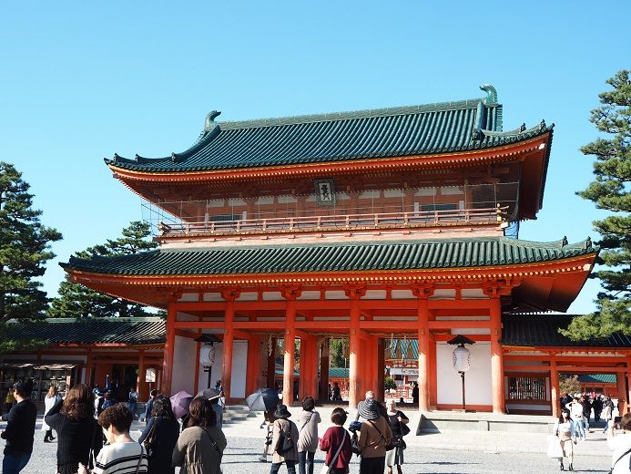 朱色が美しい 平安神宮 の御朱印 京都市左京区 歴史めぐり 御朱印好きのあちこち紀行