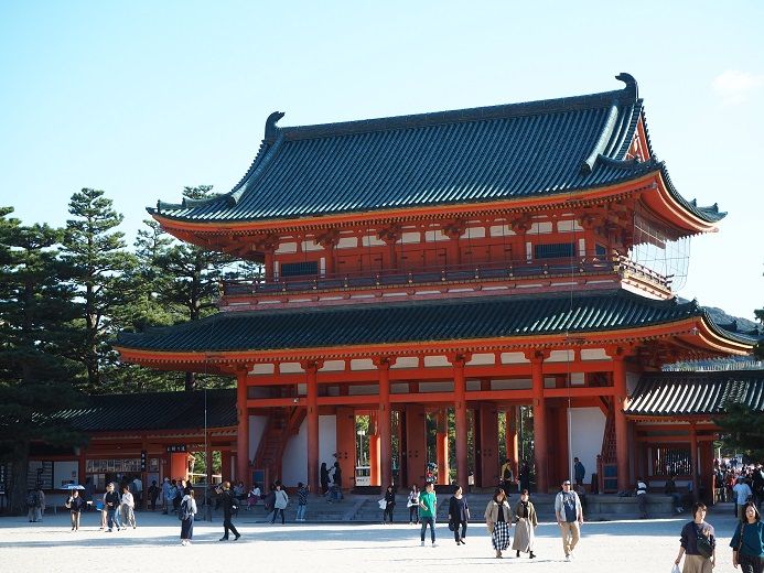 朱色が美しい 平安神宮 の御朱印 京都市左京区 歴史めぐり 御朱印好きのあちこち紀行