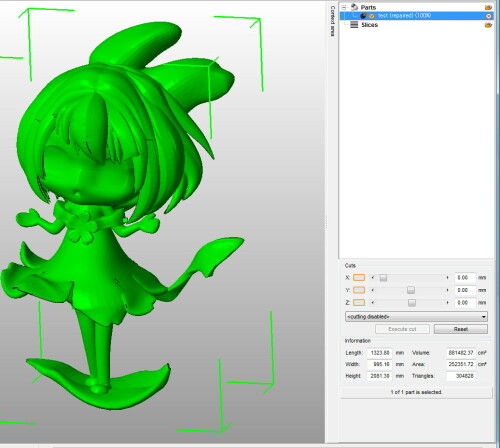 Shadeによる3dプリンタ向けシェルの一体化 2015 後編 気まぐれ絵日記 3dcgとフィギュア製作記