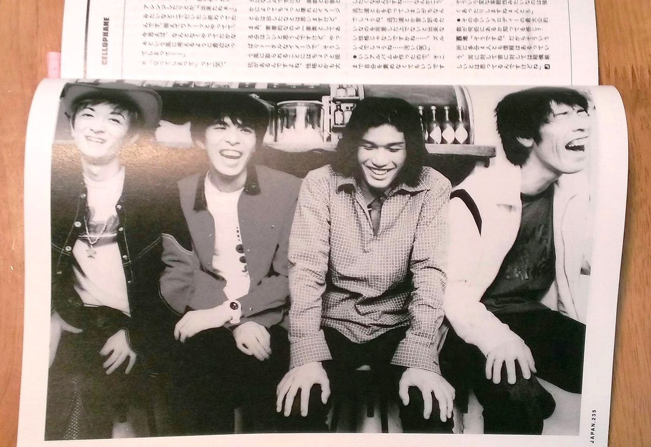 Rockin On Japan 1998年11月号インタビュー Cellophane Club