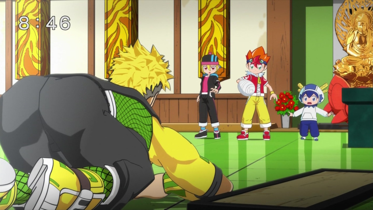 爆tech 爆丸 第5話 シャドウ三獣士 にえたぎるぬるま湯