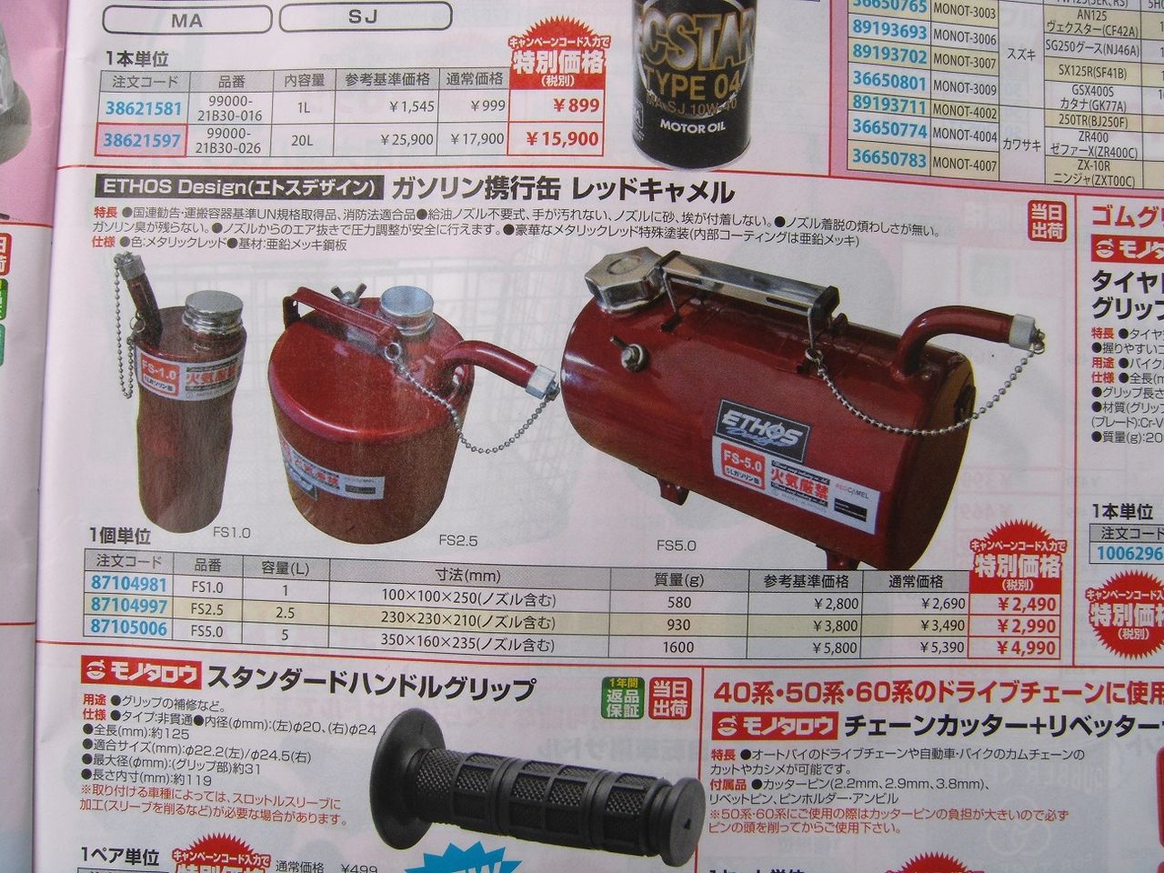 燃料携行缶 その2 ダットラめざせ61万 燃料携行缶 その2 ダットラめざせ61万