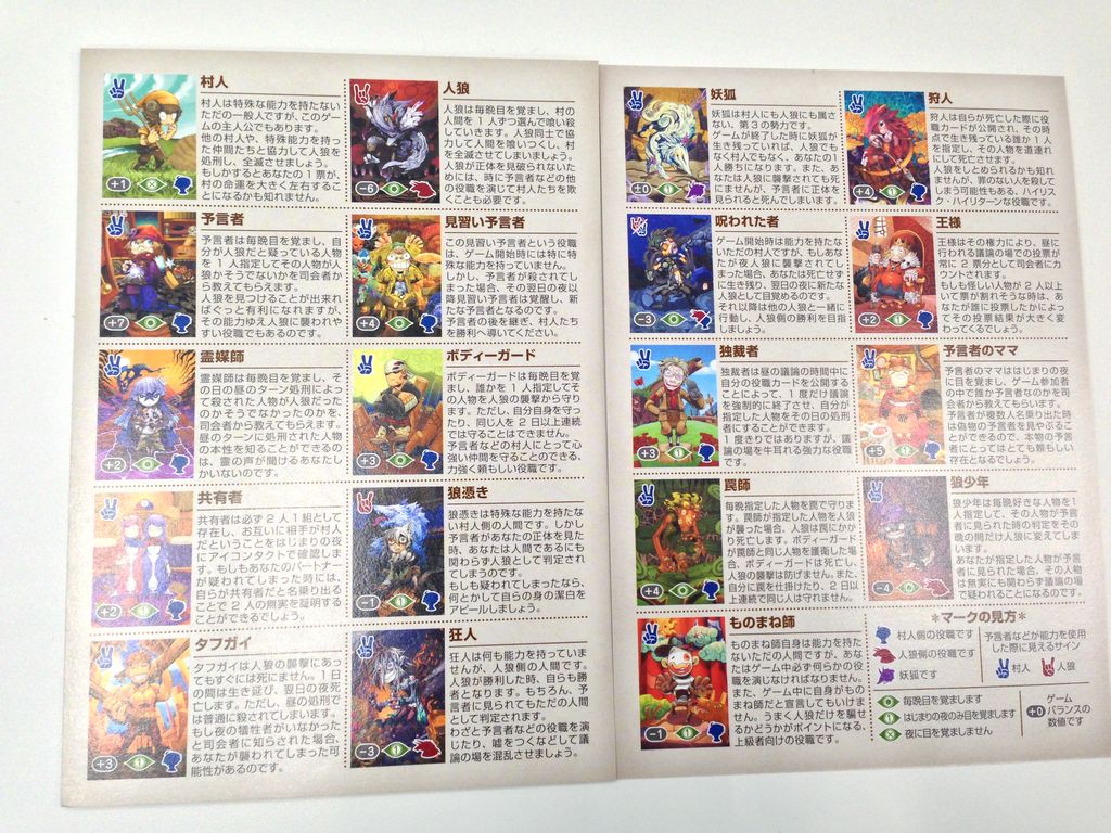 まだ買ってないの 初心者でも楽しめる うそつき人狼 にはこんな役職があります 雪