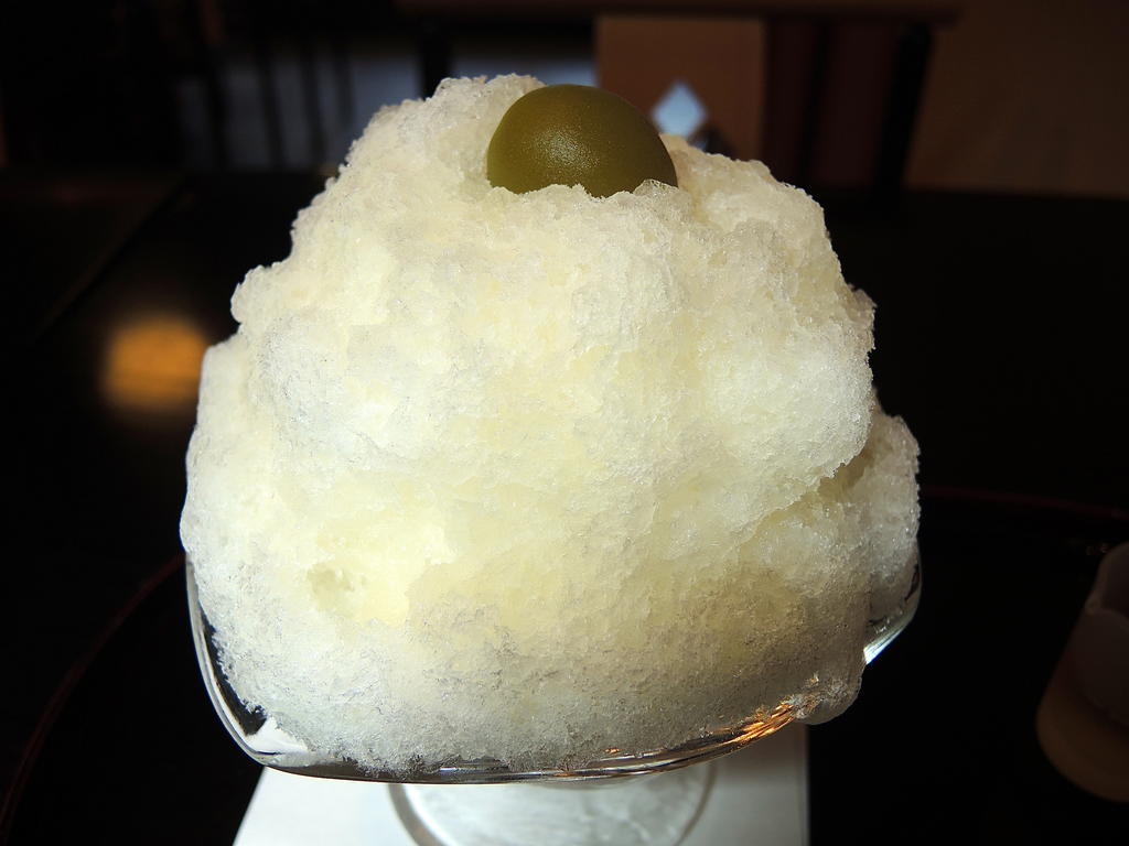 甘味処 栖園 京都 甘さスッキリ 梅酒みぞれ で残暑を乗り切れ 雪