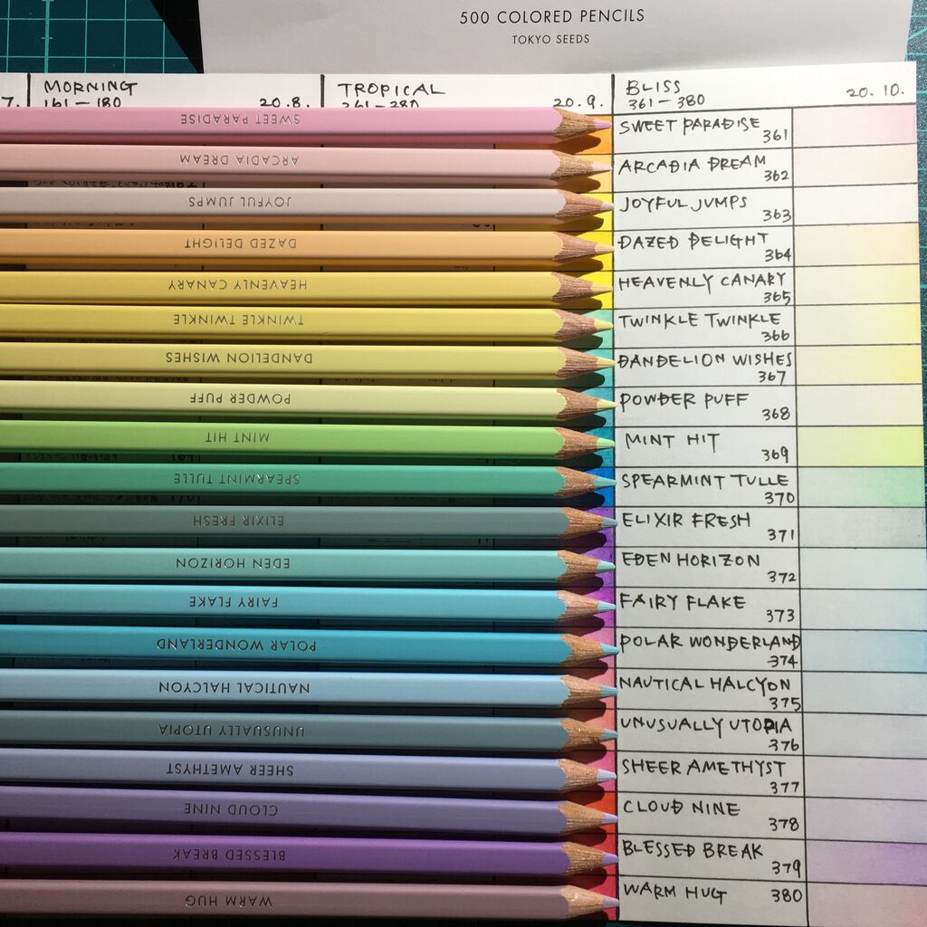 未使用品FELISSIMO 500色の色鉛筆 のっぽ＋おまけ-