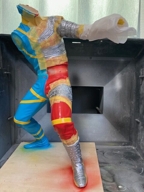 海洋堂 メガソフビ 人造人間キカイダー 【その3 完成】 : 昭和特撮模型倉庫