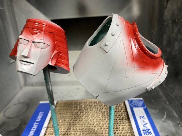 バイロットエース。ジャイアントロボ。と塗装有り。 モデルレビュー第3弾】パイロットエース ジャイアントロボ