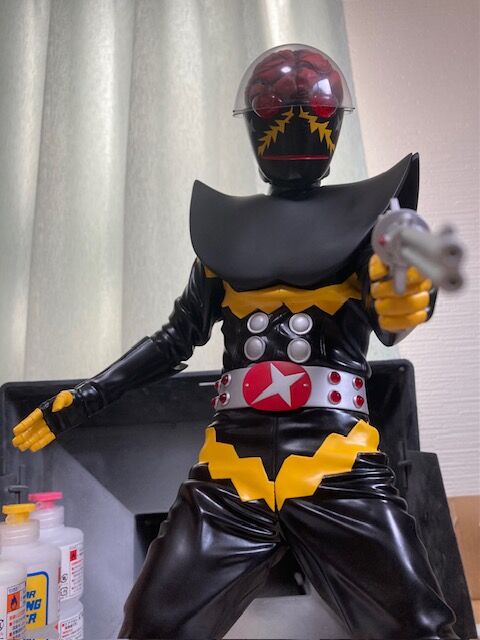 海洋堂 メガソフビ 悪の戦士ハカイダー 【その4 完成】 : 昭和