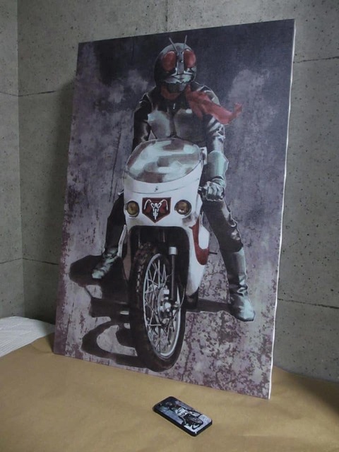 WANTED！ 仮面ライダーアート キャンバス画「Legend」 : 昭和