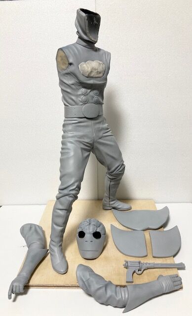 海洋堂 メガソフビ 悪の戦士ハカイダー 【その2】 : 昭和特撮模型倉庫