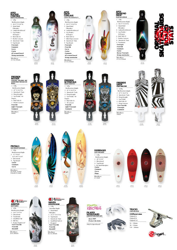 オリジナル サーフスケートボード 40インチ オリジナル サーフスケート