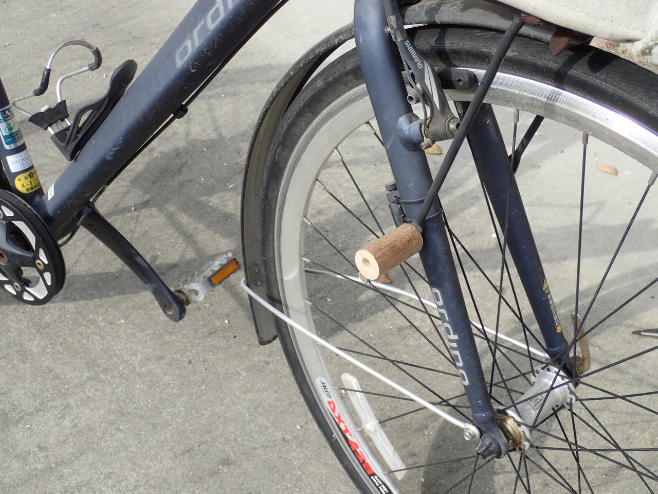 自転車 ライト フロント フォーク