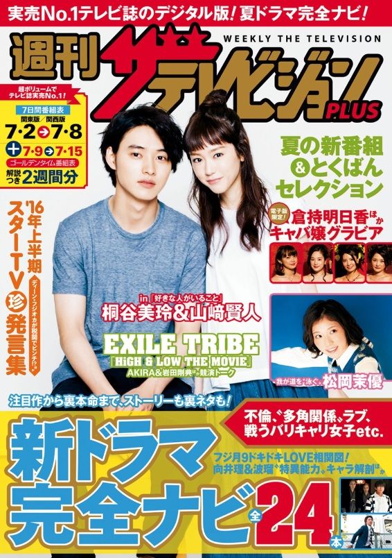 現物確認 06 30 木 発売 週刊ザテレビジョンpuls 16年7月8日号 27号 月刊ザテレビジョン松井珠理奈コメントページを再録 Ske48雑誌備忘メモと