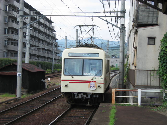 アニメコラボで活性化を図る叡山電鉄 17年夏 New Game 電車を追って Ske48とエアバスa380超絶推し男のblog