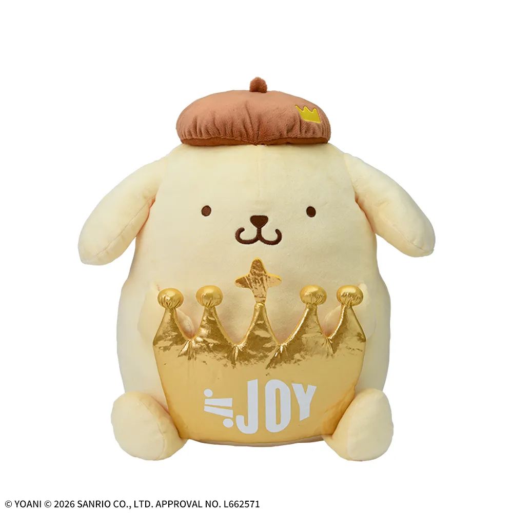 ニアジョイ] 「≒JOY」×「ポムポムプリン」Lぬいぐるみ＆マスコット