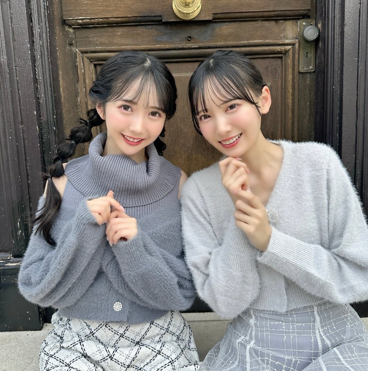 ノイミー] 鈴木瞳美、谷崎早耶×evelyn『 2024 winter collection 』の