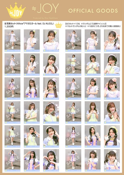 ニアジョイ] 新グッズ発売（生写真セット(4thcw「アマガミガール feat