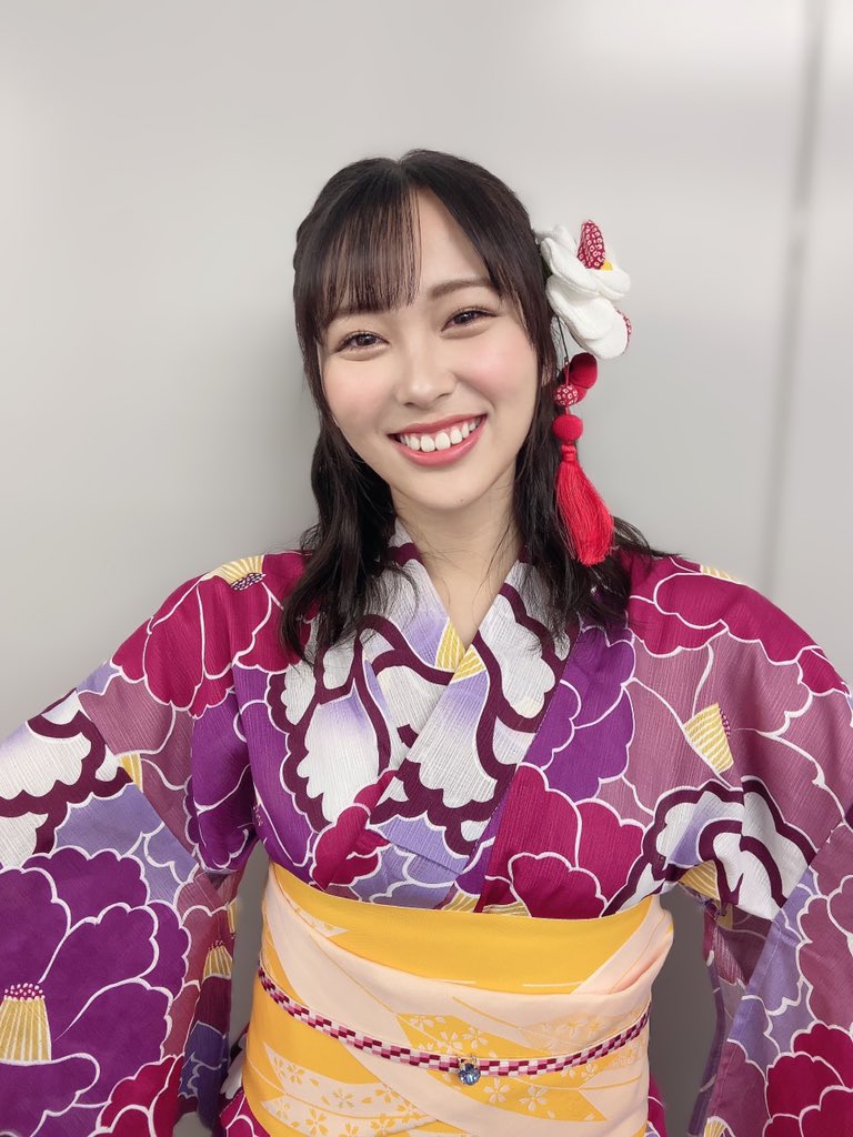 大信田美月 イコノイジョイ 2023 浴衣 直筆 チュウ（≒JOY