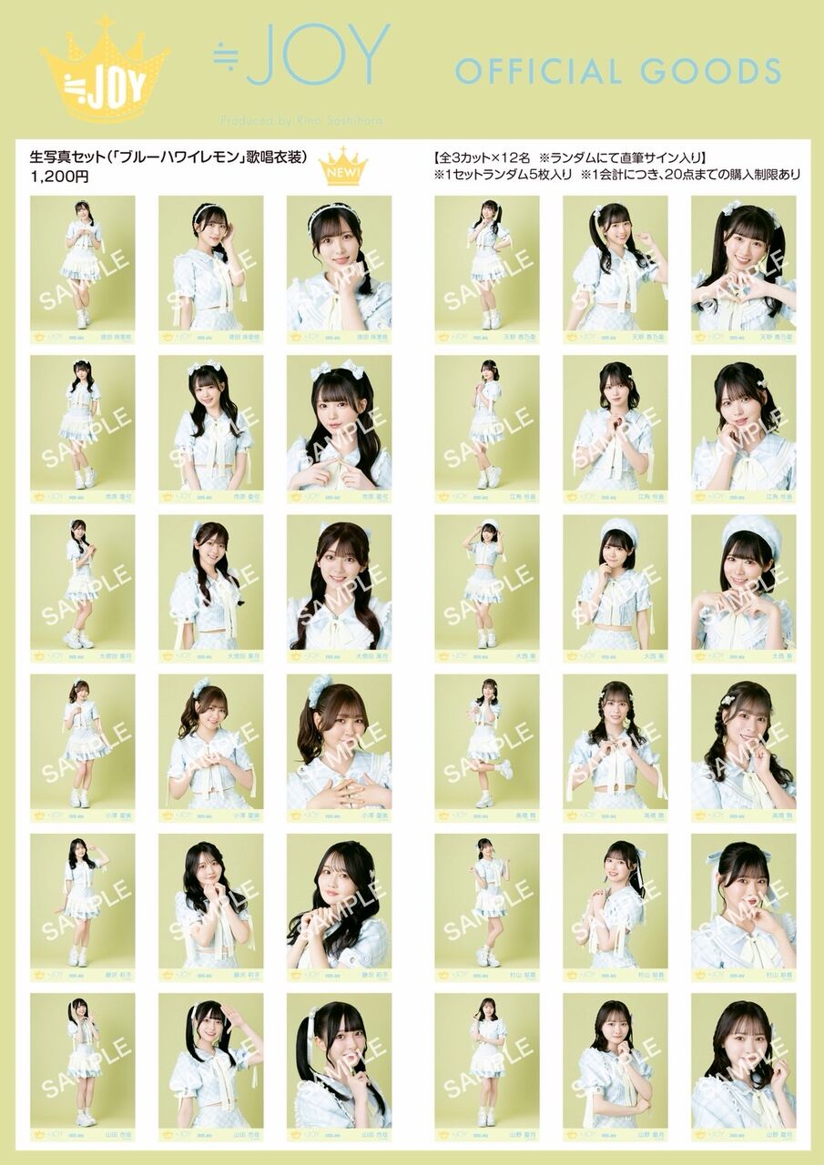 最終値下げ！！イコノイジョイ　ニアジョイ　生写真　12セット 最終値下げ！！イコノイジョイ ニアジョイ 生写真 12セット 商品