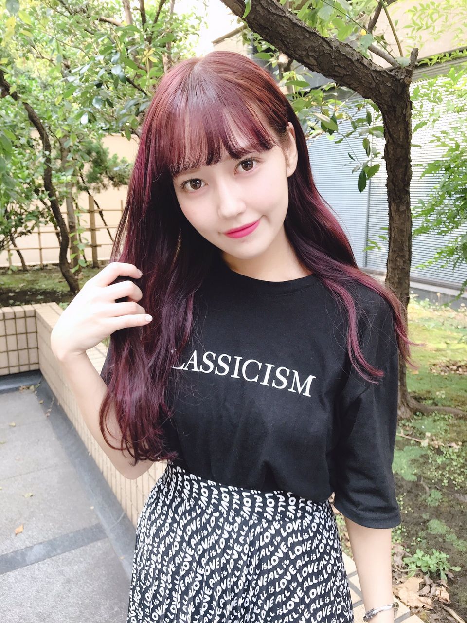 イコラブ] 諸橋沙夏「(髪色)Cherry purpleにしました…」【さなつん