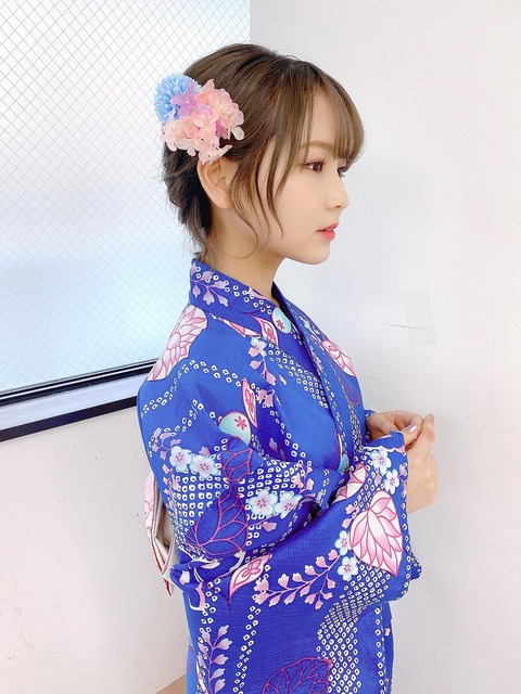 イコラブ] 大場花菜、浴衣2020 生写真オフショット… : イコラブ