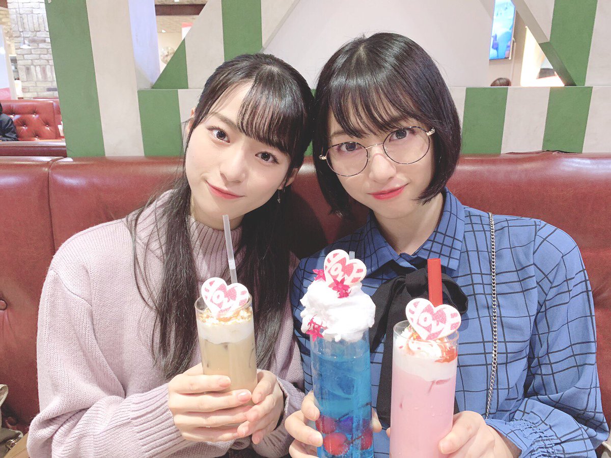 ノイミー] スイパラ新宿東口店に、≠ME蟹沢萌子・冨田菜々風が来店