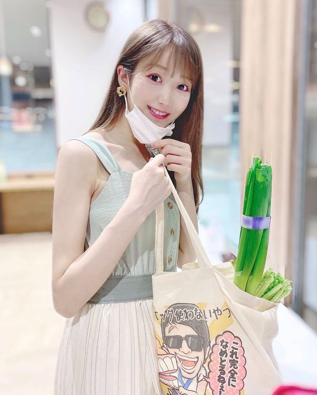 イコラブ 大谷映美里 ネギを持ったリアル買い物写真が可愛すぎる こんな奥さん欲しかった イコラブ プレス イコラブまとめ