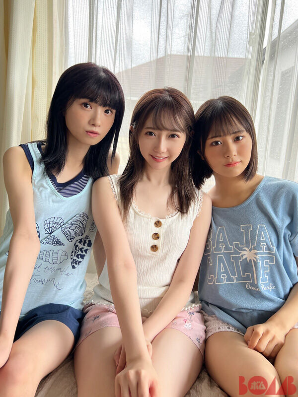 ノイミー] 尾木波菜×菅波美玲×谷崎早耶『 BOMB 9月号 』オフ