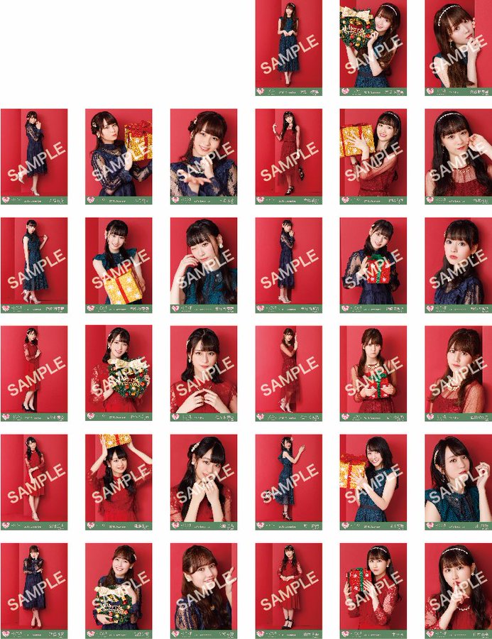 物販情報] 12月1日 生写真セット「クリスマスパーティー」を通販