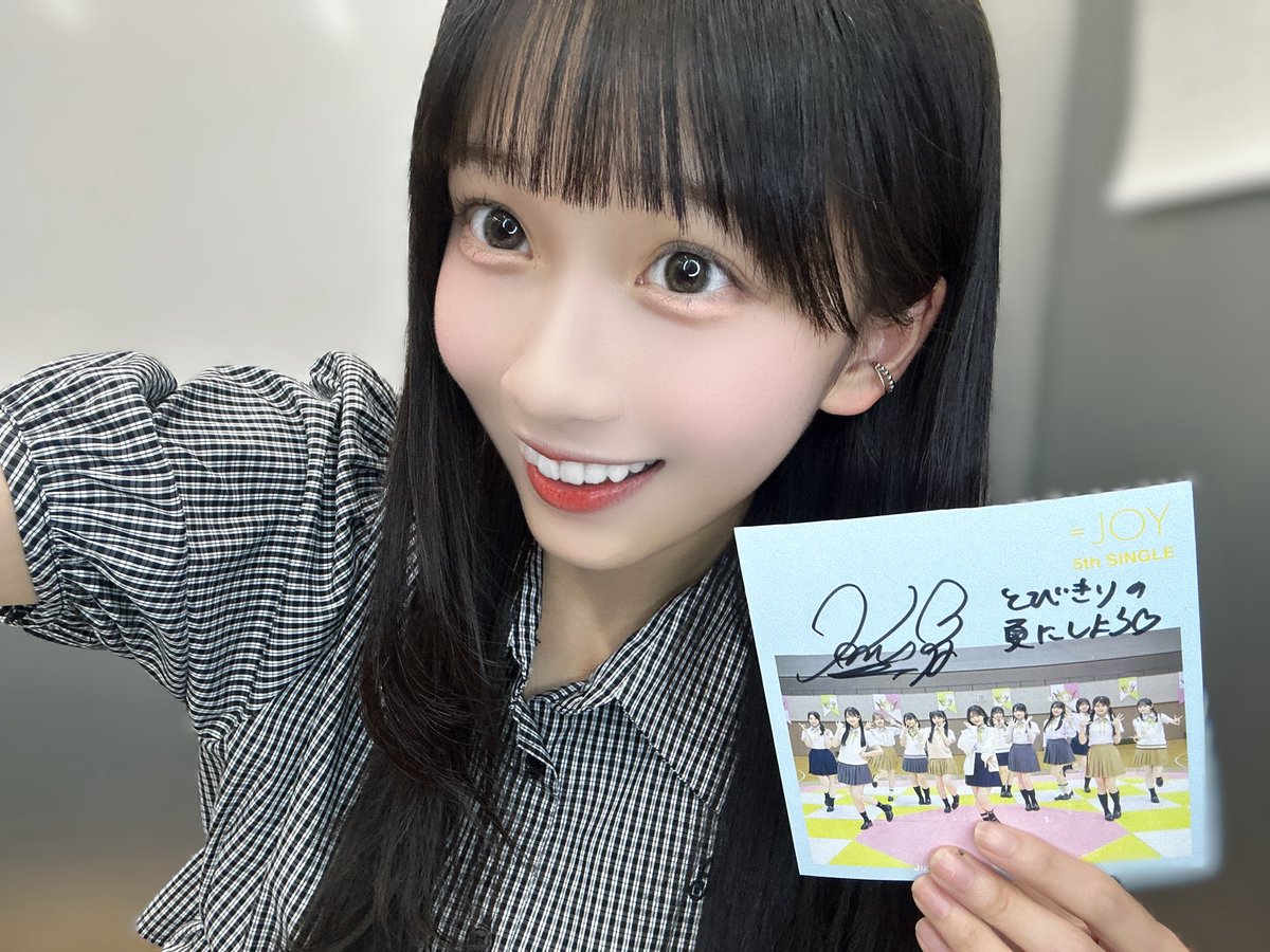 ニアジョイ] 7/6開催『≒JOY 5thシングル発売記念サイン会』終了後の