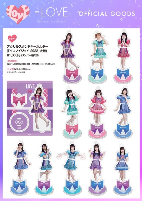物販情報] 新グッズ発売（ アクスタ（「イコノイジョイ 2022
