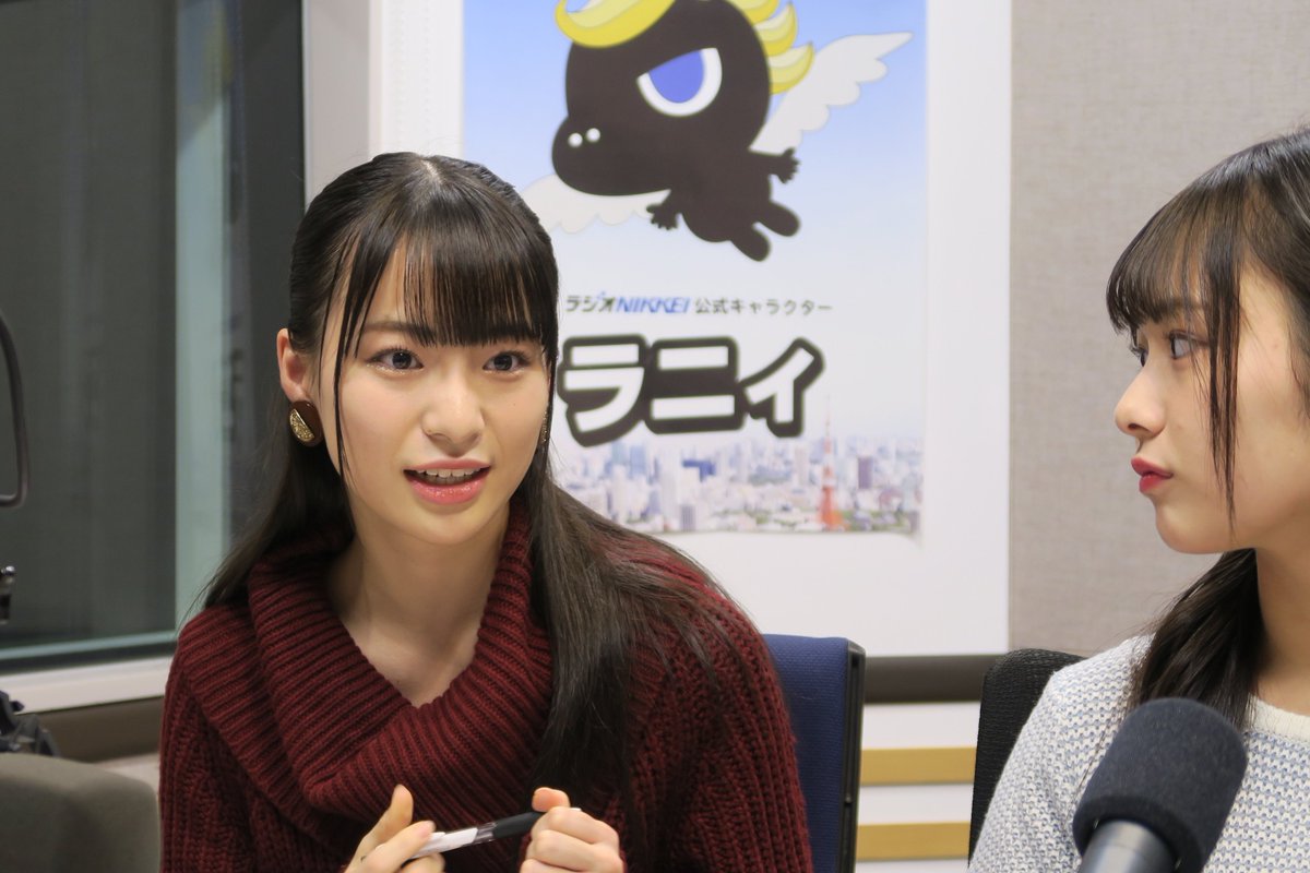 ノイミー] 蟹沢萌子・冨田菜々風・尾木波菜『ラジオiNEWS』蔵出し写真 