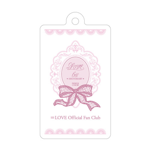 お知らせ] =LOVE FC限定、6周年記念「=LOVE オリジナルラゲッジタグ