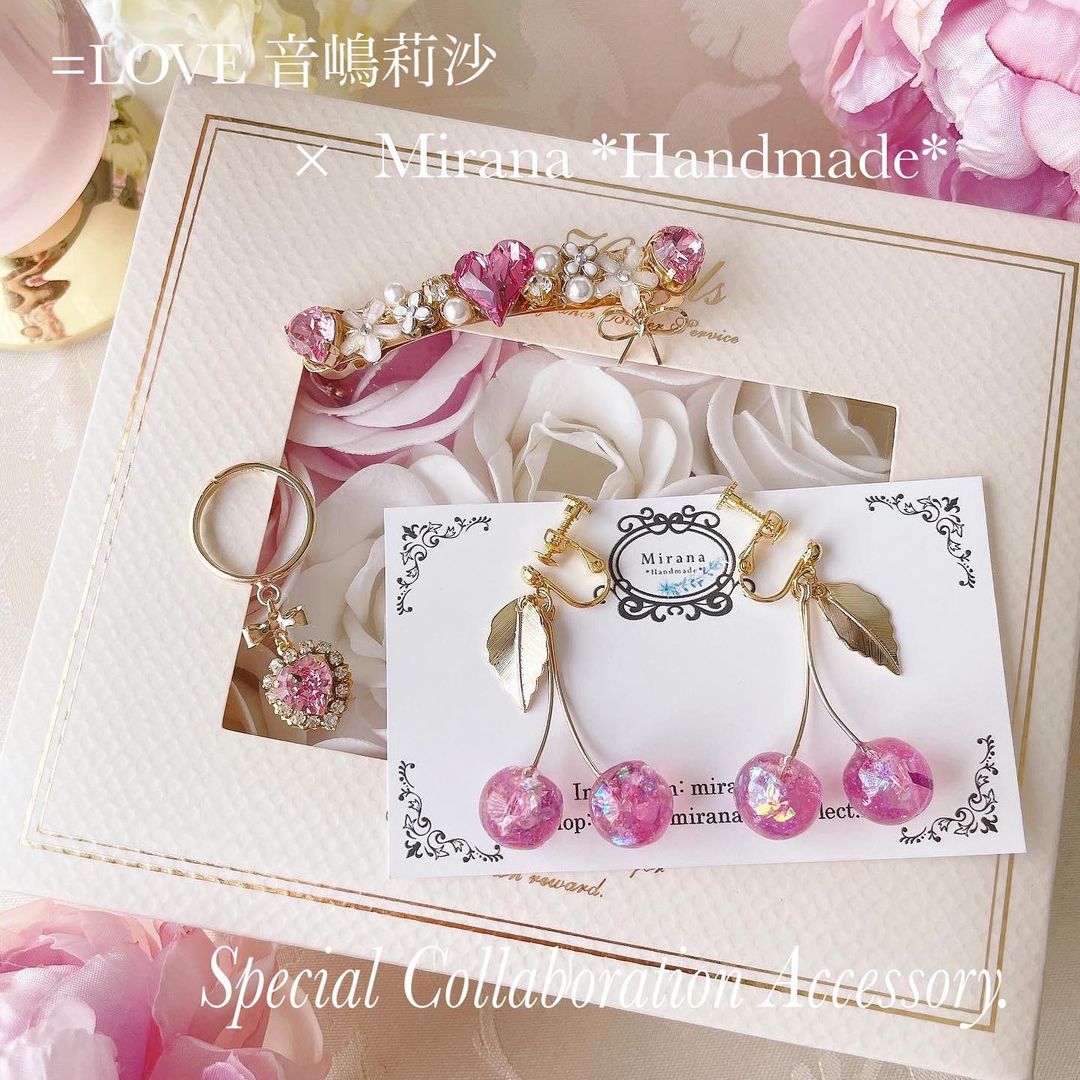 Mirana *Handmade*×音嶋莉沙 スペシャルコラボアクセサリー イコラブ] 音嶋莉沙 × Mirana *Handmade* コラボアクセサリー第
