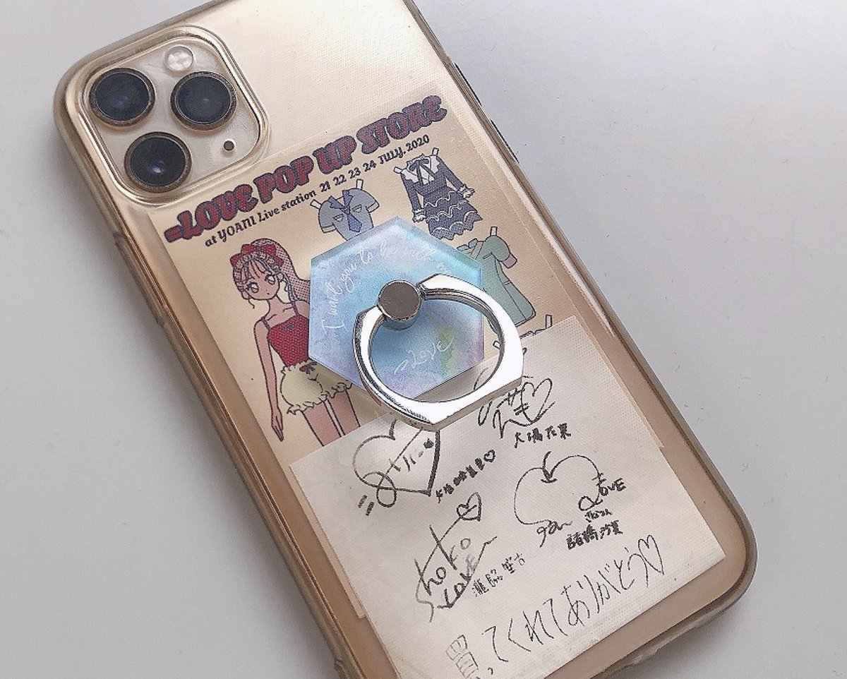 イコラブ] 野口衣織「（スマホリング）使う指を変えてみると……まぁ