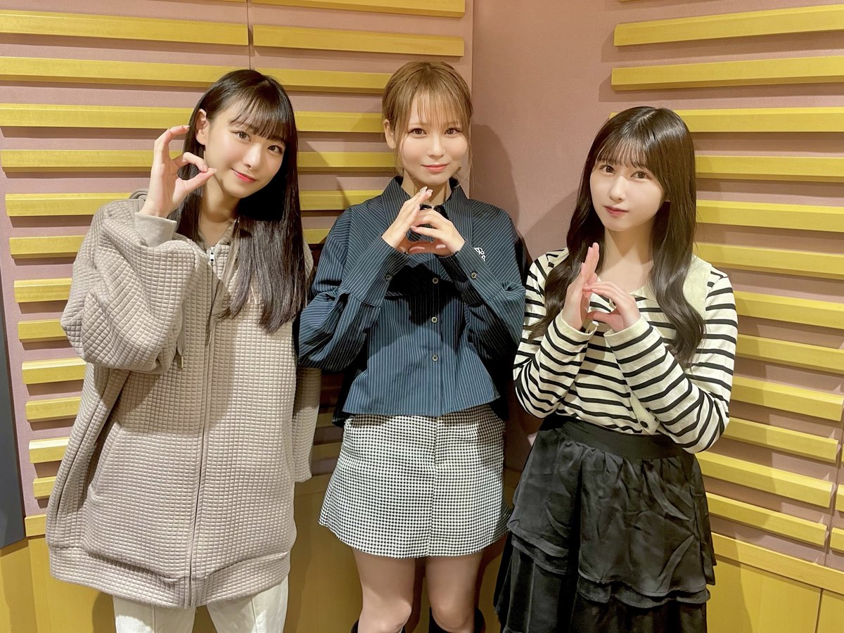 イコラブ直筆山本杏奈大場花菜諸橋沙夏瀧脇笙古 イコラブ] 瀧脇笙古×諸橋沙夏×山本杏奈、7/21放送「＝LOVEの