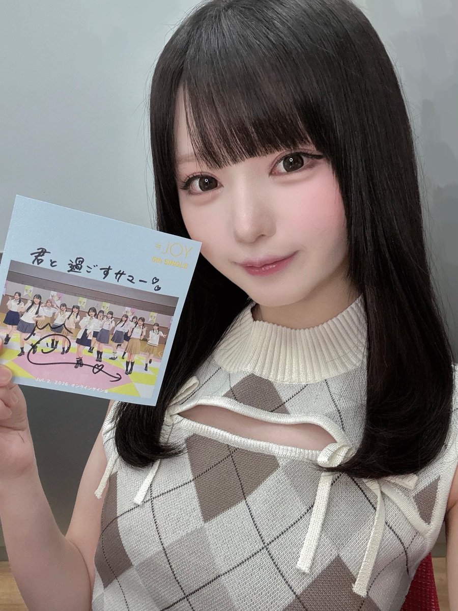 ニアジョイ] 7/2開催『≒JOY 5thシングル発売記念サイン会』終了後の