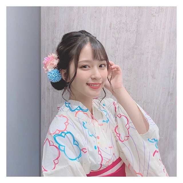 LOVE イコラブ 生写真 24girls お渡し会 浴衣 佐々木舞香 ヒキ