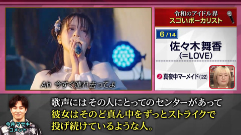 [イコラブ] 佐々木舞香・櫻井もも 選出『エイトジャム』令和のアイドル界スゴいボーカリスト14人【ノイミー】
