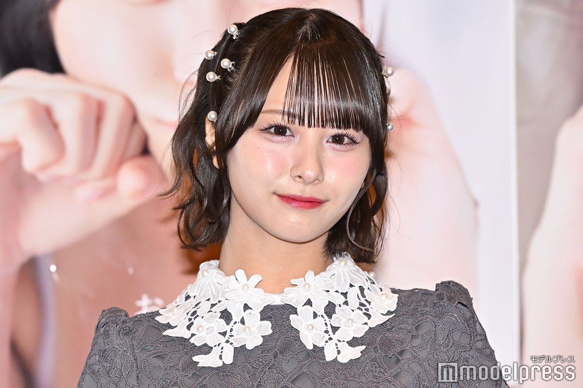 ノイミー] 尾木波菜、都内で1st写真集『おぎはな』の発売記念イベント