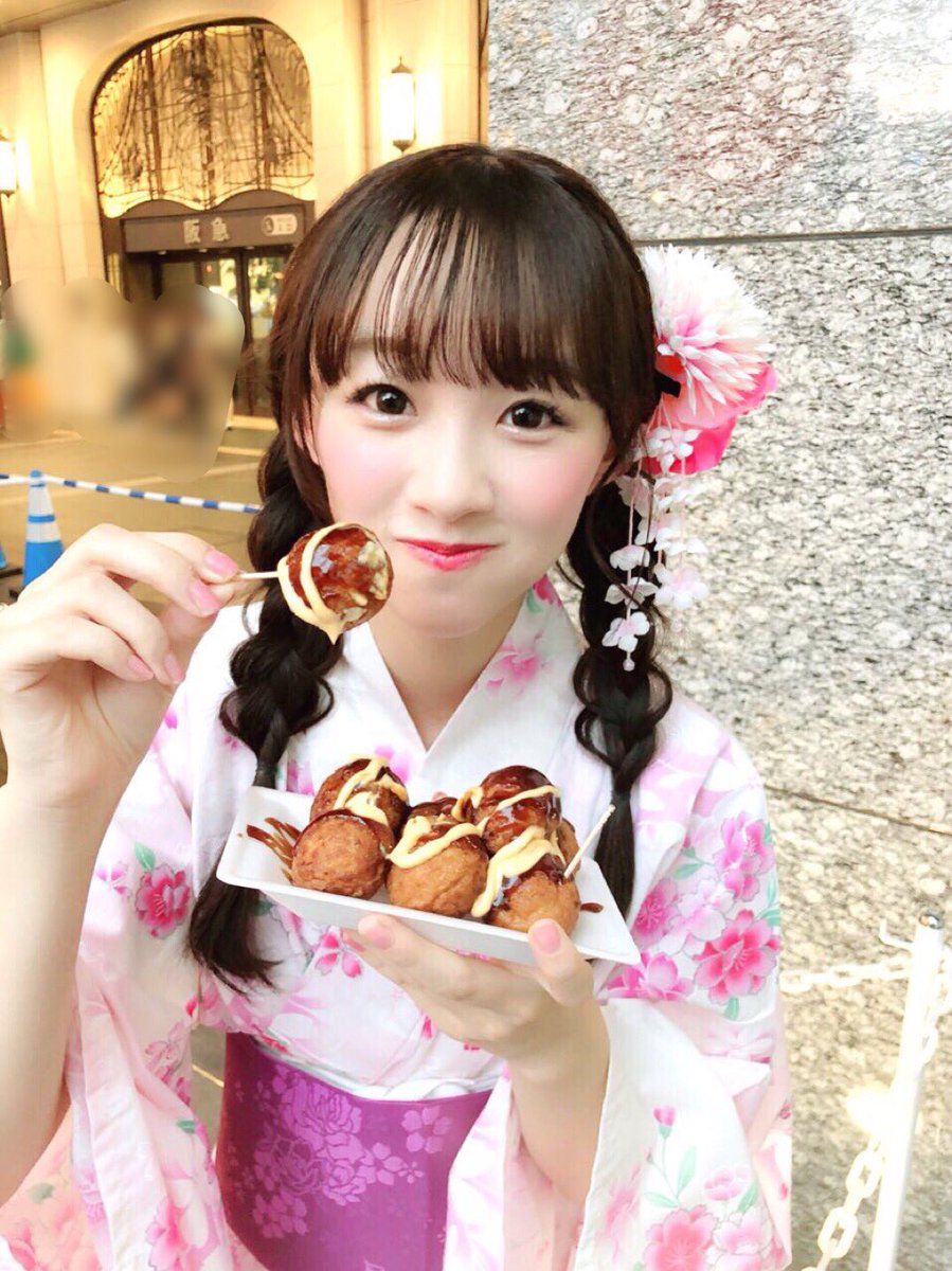 イコラブ] 莉沙ちゃん「博多駅の夏祭り…今年初、浴衣」【=LOVE