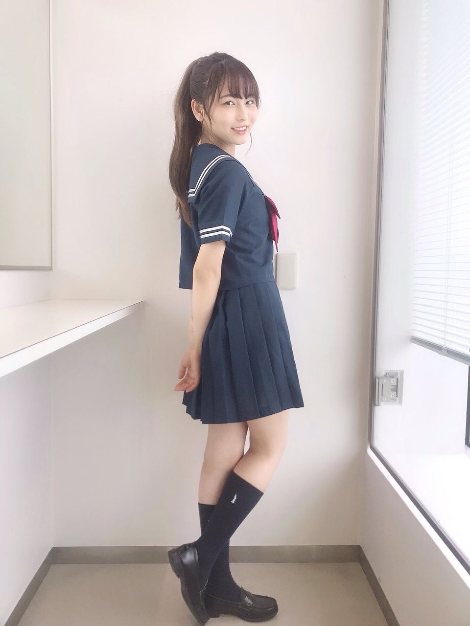 イコラブ 大場花菜 ポニーテールにセーラー服って最強の戦闘服 はなちゃん イコラブ プレス イコラブまとめ