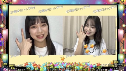 ニアジョイ] 江角怜音・村山結香 出演、10/25「≒JOYの火曜はじょ〜い
