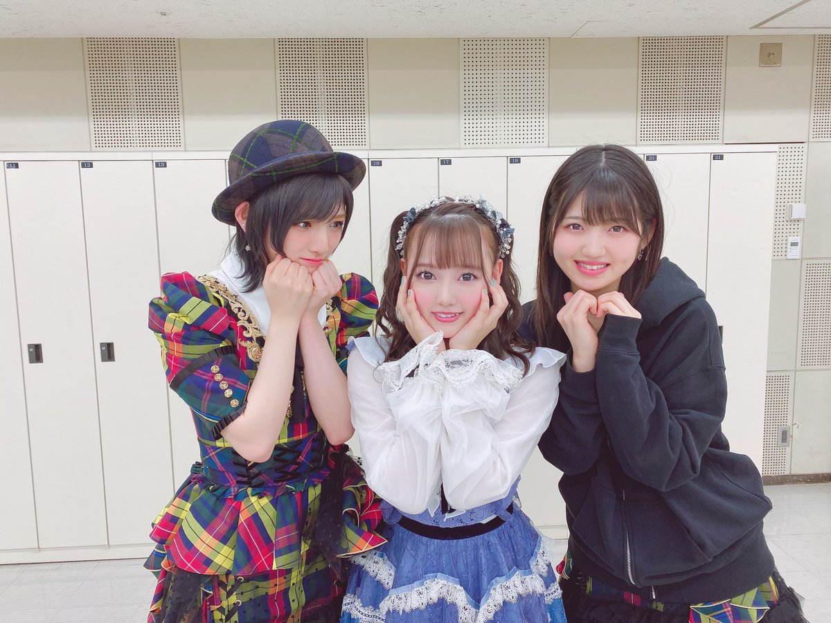 イコラブ 齊藤なぎさ だいすきなゆうなぁさんと撮っていただいたら緊張しすぎて変なポーズしてしまった なーたん イコラブ プレス イコラブまとめ