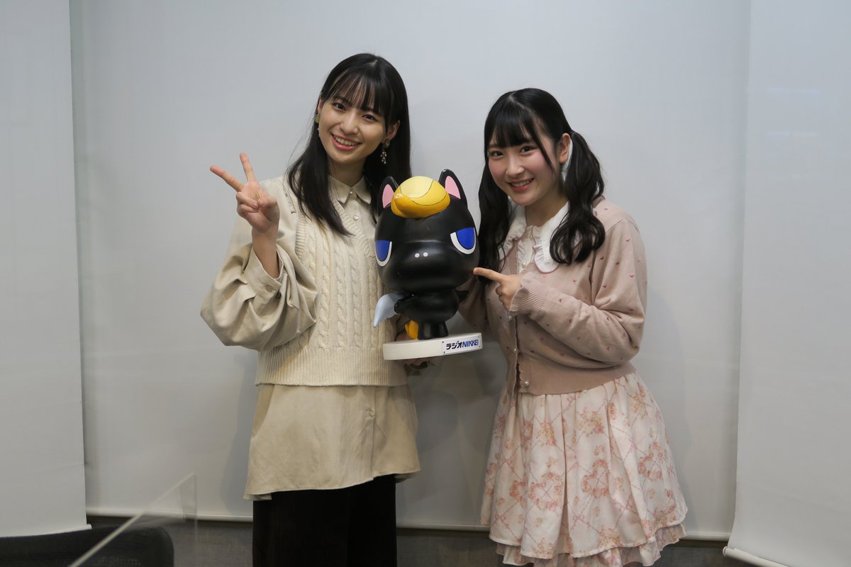 ノイミー] 冨田菜々風・櫻井もも、12月17日 ラジオNIKKEI「ラジオiNEWS